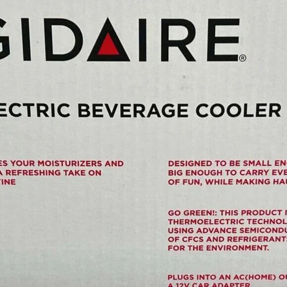 Frigidaire Top Opening White 6-Can Insulated Mini-Fridge/Cooler. NIP - Picture 5 of 9
